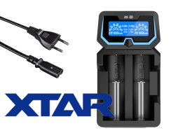 Xtar X2 – Ladegerät für Lithium Ionen 3,6-3,7V und Ni/MH 1,2V Akkus