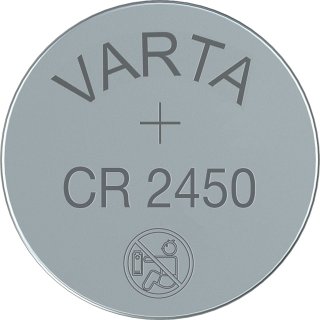 Varta CR2450 Lithium Knopfzelle 3V 560mAh Batterie - bulk