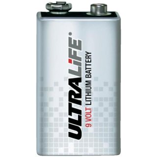 Ultralife U9VL-J-P 6LR61 9 V Block-Batterie Lithium 1200 mAh 9 V