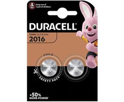 Duracell CR2016 Lithium Knopfzelle 3V 126mAh 2er-Blister