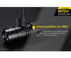 Nitecore MH12 V2.0 Taschenlampe - 1200 Lumen