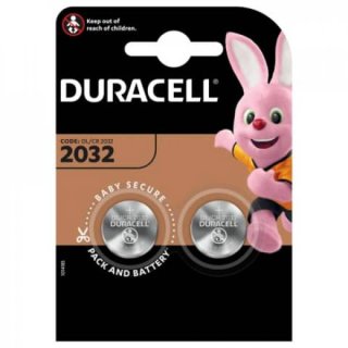 Duracell Batterie Lithium, Knopfzelle, CR2032, 3VElectronics, Retail Blister (2-Pack)