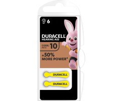 Duracell Batterie Zinc Air, 10, 1.4V Easy Tab, Retail...