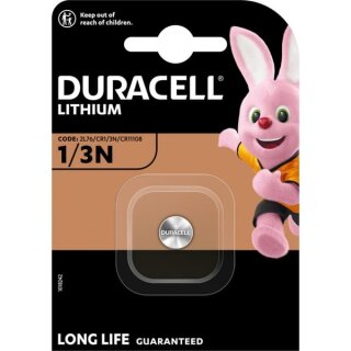 Duracell CR1/3N Lithium Knopfzelle Batterie, 2L76 3V