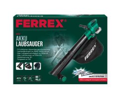 FERREX 40 V Akku-Laubsauger, ohne Akku & Ladegerät