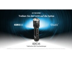 Nitecore EDC35 - 5000 Lumen extrem leistungsstarke EDC-Taschenlampe