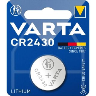 Varta CR2430 Lithium Knopfzelle 3V 290mAh Batterie