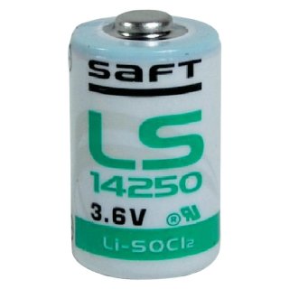 Saft LS14250 Lithiumbatterie 3,6V, 1200mAh