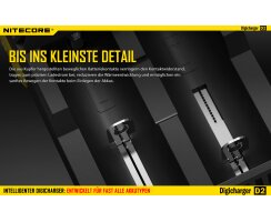 NiteCore Digicharger D2 EU B-Stock