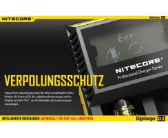 NiteCore Digicharger D2 EU B-Stock