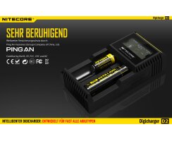 NiteCore Digicharger D2 EU B-Stock