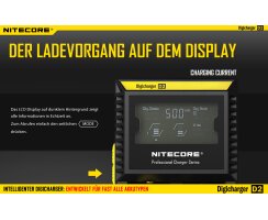 NiteCore Digicharger D2 EU B-Stock