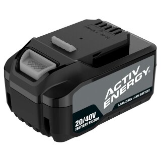 Activ Energy Li-Ion Akku 20 / 40 V 5,0Ah / 2,5Ah 90 Wh für Ferrex Akku-Werkzeuge