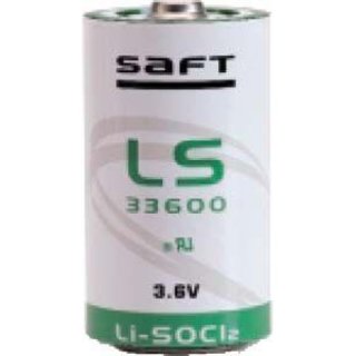 Saft LS33600 Lithiumbatterie 3,6V, 17000mAh