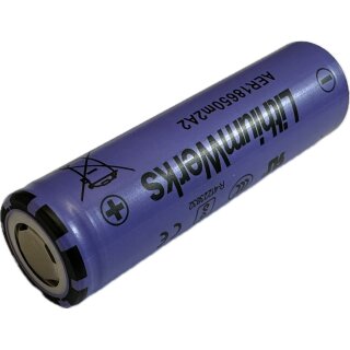 AER18650M2A2 Li-Ion Akku  1800mAh, 3.3V, 18A Entladung fr Industrigerte,  Drohnen & Co., 5,90