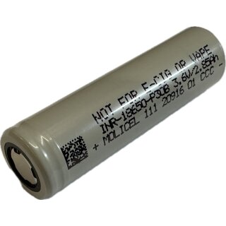 Molicel INR18650-P30B 3,6V 3000mAh 30A Li-Ion-AkkuZelle