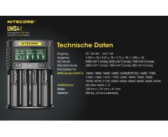 NiteCore UMS4 intelligentes...