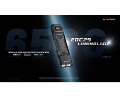 Nitecore EDC29 LUMINBLADE - 6500 Lumen extrem leistungsstarke EDC-Taschenlampe