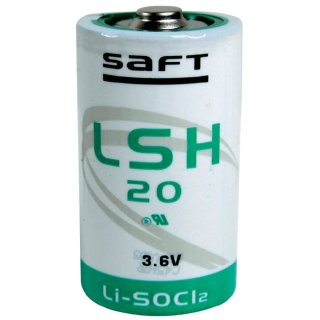 Saft LSH20 Lithiumbatterie 3,6V, 1300mAh