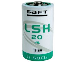 Saft LSH20 Lithiumbatterie 3,6V, 1300mAh