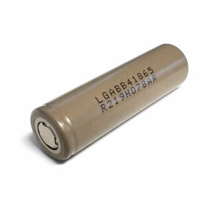LG ICR18650B4 18650 Li-Ion battery 3,6V 2.600mAh production year 2018