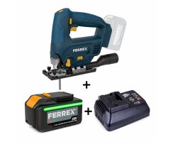 FERREX 20V Akku-Stichsäge mit 4-stufigem Pendelhub...