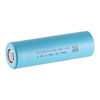 BAK N21700CX-65E 6500mAh 19A LiIon Akku Zelle