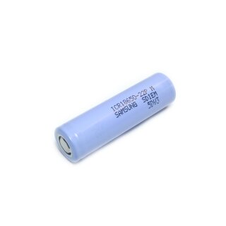 Samsung ICR18650-22P 3,6V 2200mAh Li-Ion-Zelle - Schrumpschlauch beschädigt