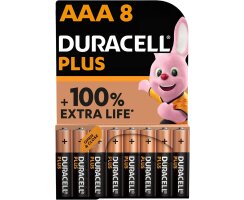 Duracell Plus Extra Life, AAA Micro LR03 MN2400 Alkaline...