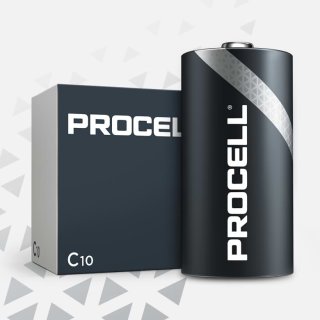Duracell Procell Alkaline Baby C MN1400 LR14 Batterie 10er-Pack