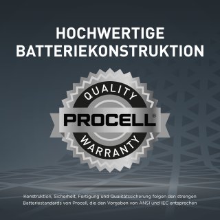Duracell Procell Alkaline Constant Power D, 1,5V Mono, MN1300 LR20 Batterie  10er-Pack, 17,90 €