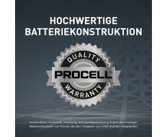 Duracell Procell Alkaline Constant Power D, 1,5V Mono, MN1300 LR20 Batterie 10er-Pack