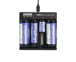 XTAR MC4 intelligentes Lithium-Ionen Ladegerät