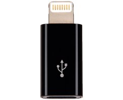 Bosch USB-Ladekabel Micro A Micro B f&Yuml;r Intuvia und Nyon, 300 mm inkl. Lightning-Adapter f&Yuml;r Apple iPhone