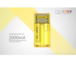 Nitecore Q2 Ladegerät für LiIon-Akkus