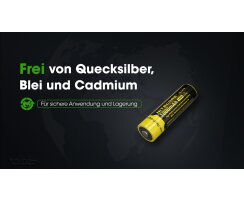 NiteCore 14500 Li-Ion Akku 3,7V 1000mAh NL1410
