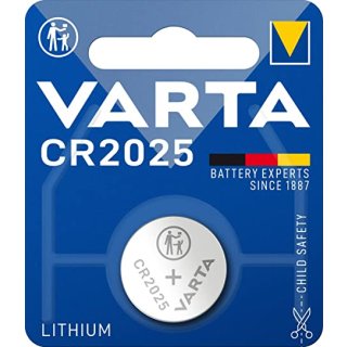 Varta CR2025 Lithium Knopfzelle 3V 157mAh Batterie
