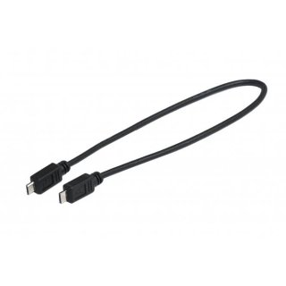 Bosch USB-Ladekabel Micro A Micro B f&uuml;r Intuvia und Nyon, 300 mm inkl. USB-C-Adapter