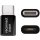 Bosch USB-Ladekabel Micro A Micro B für Intuvia und Nyon, 300 mm inkl. USB-C-Adapter
